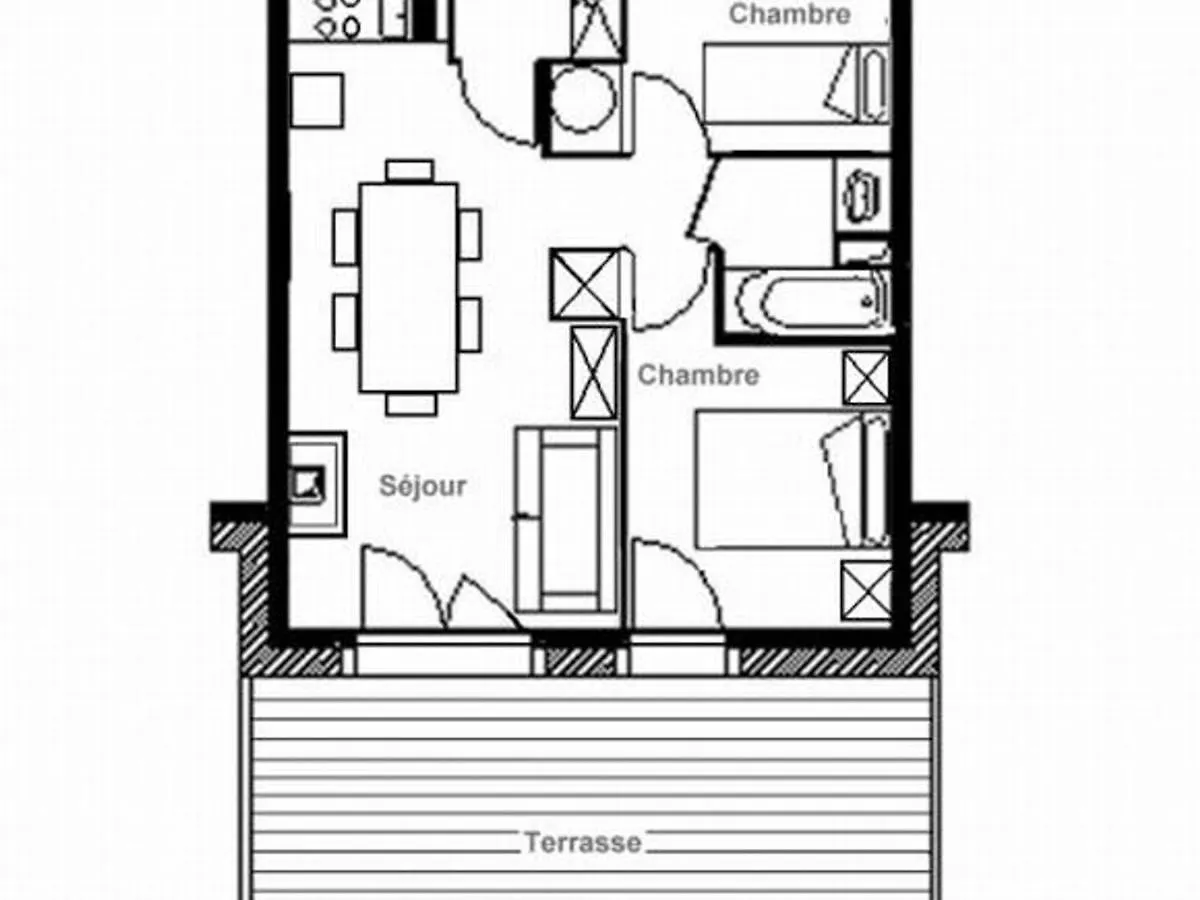 Appartement Spacieux, Ski Aux Pieds, Terrasse Ensoleillee Et Parking Prive - Fr-1-344-886 سان-مارتن-دي-بيفيل فرنسا